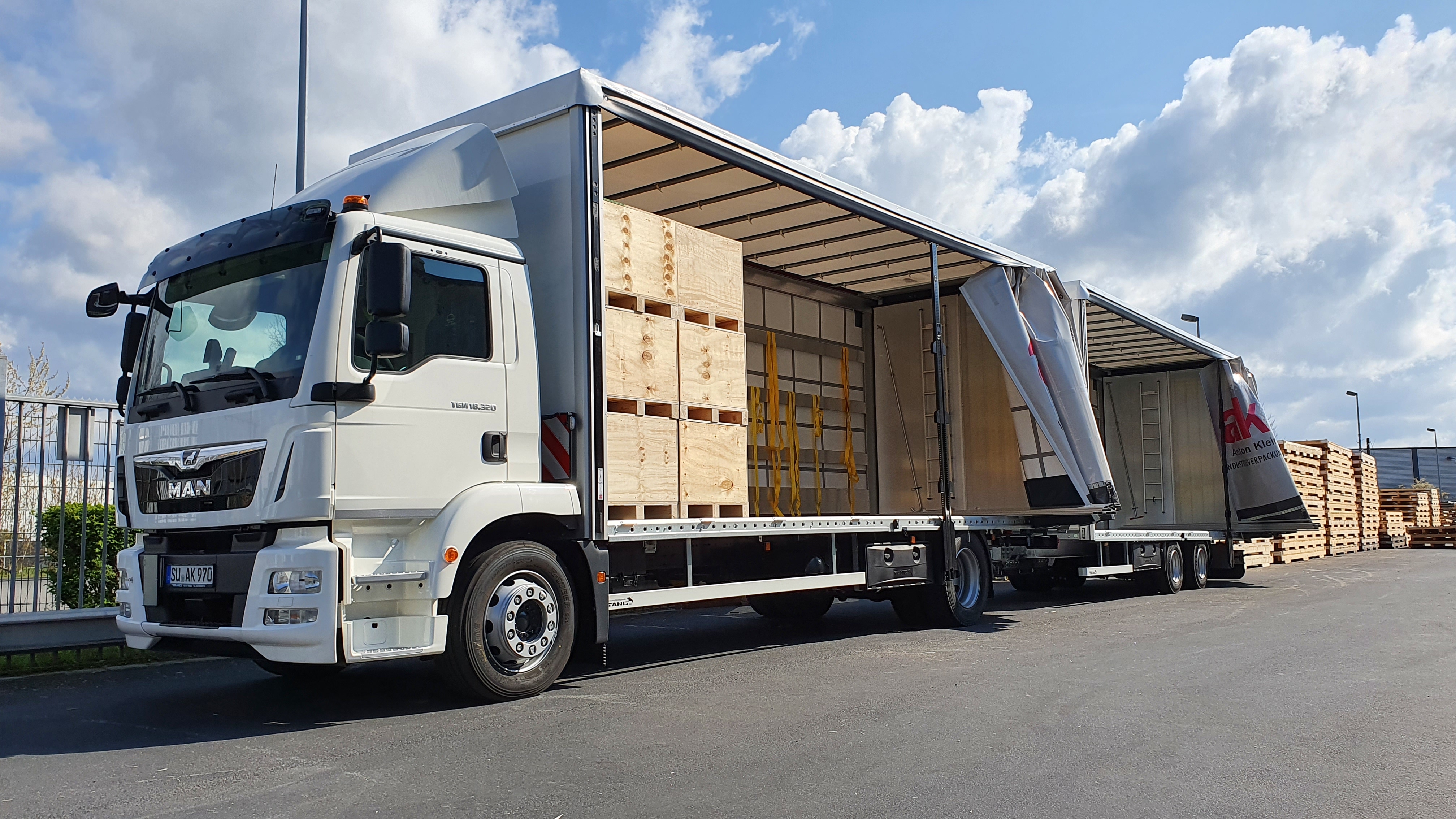 Zusätzlicher LKW für Anton Klein Industrieverpackungen