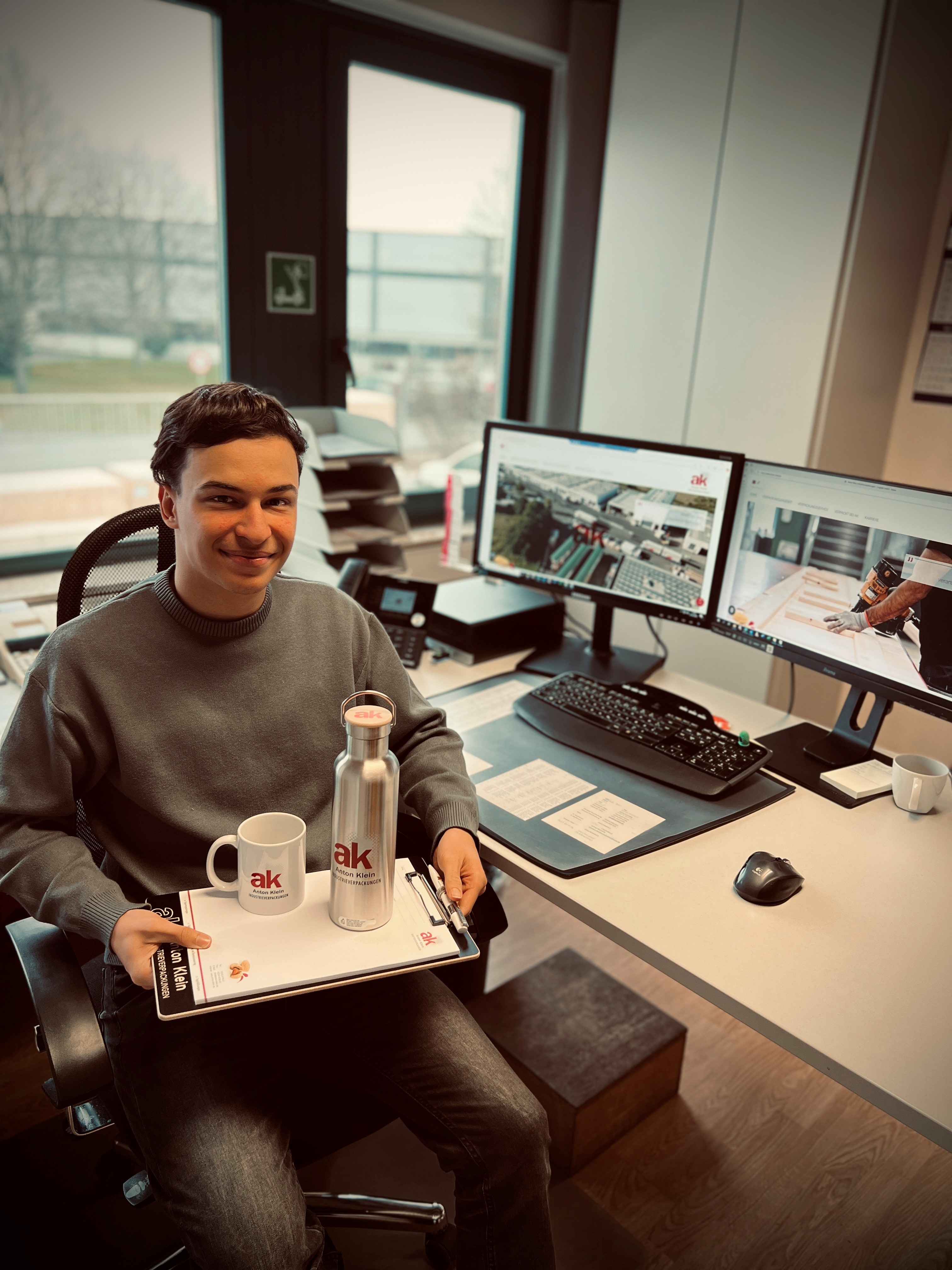 Praktikanten Malik Turhan