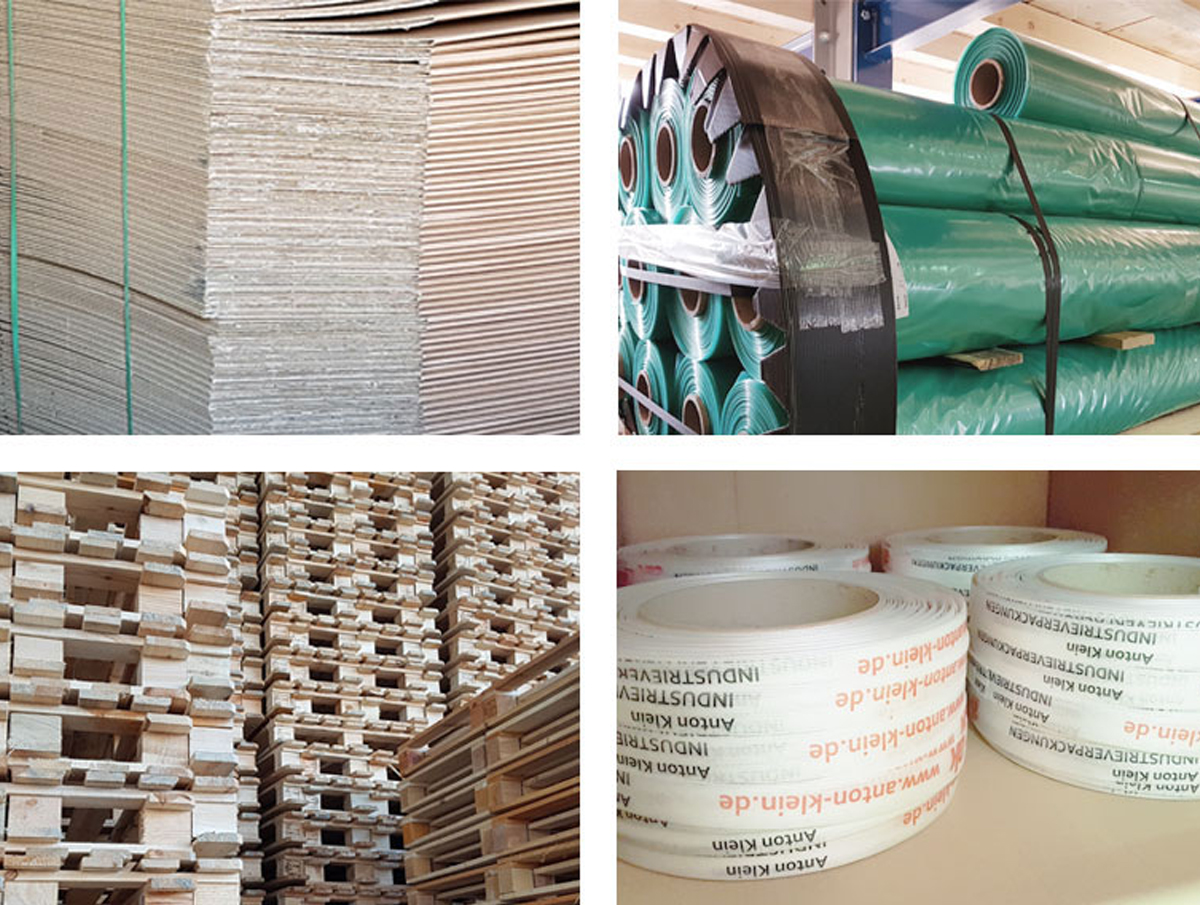 Individuelle Packmittel für Ihre Industrieverpackungen je nach Art, Dauer und Ziel des Transports