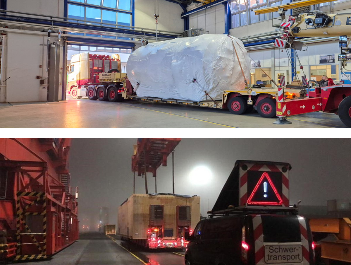 Geeignete Schwergutkisten stellen wir bedarfsgerecht in unserer werkseigenen Fertigung her – für den sicheren Transport Ihrer hochwertigen Maschinen und Anlagenteile.